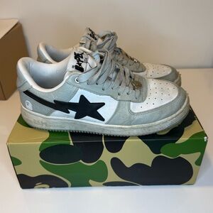 Bape Sta Low Grey Black